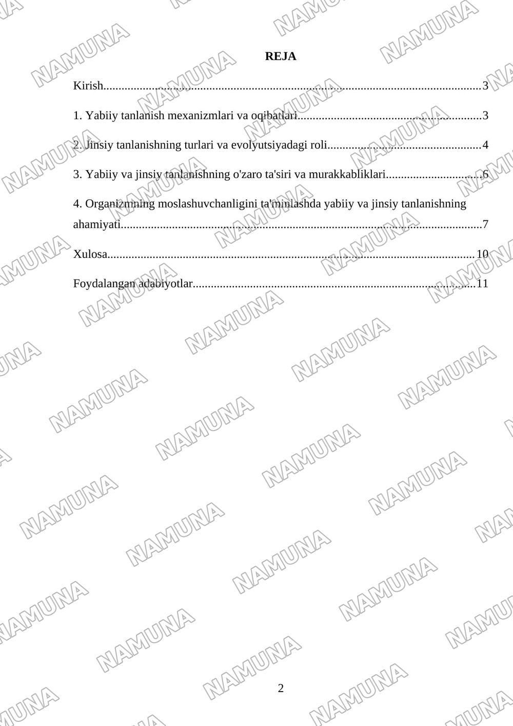 yabiiy va jinsiy tanlanish nazariyalari — referat, 2-varaq
