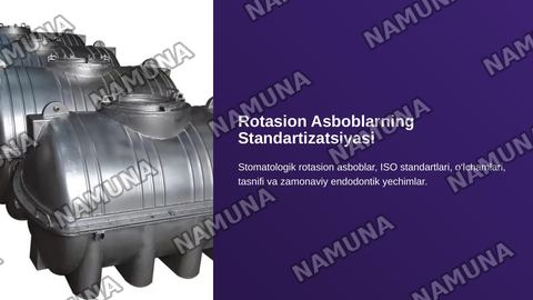 Rotasion Asboblarning Standartizatsiyasi — zamonaviy taqdimot