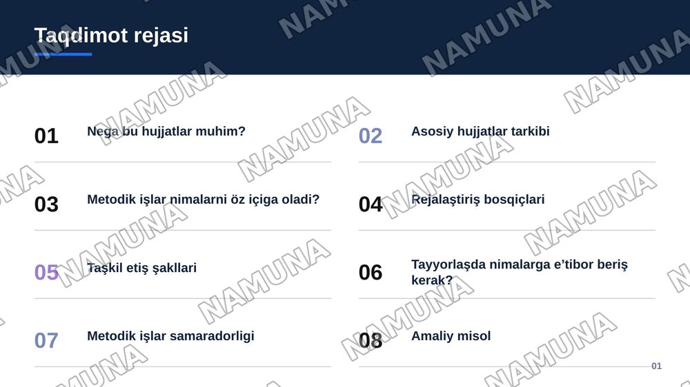 4-Mavzu: Mutaxassislik fan o‘qituvchisining o‘quv-me’yoriy hujjatlari va metodik ishlari, ularni rejalashtirish, tashkil etish va tayyorlash — zamonaviy taqdimot, 2-slayd