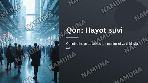 Qon — zamonaviy taqdimot