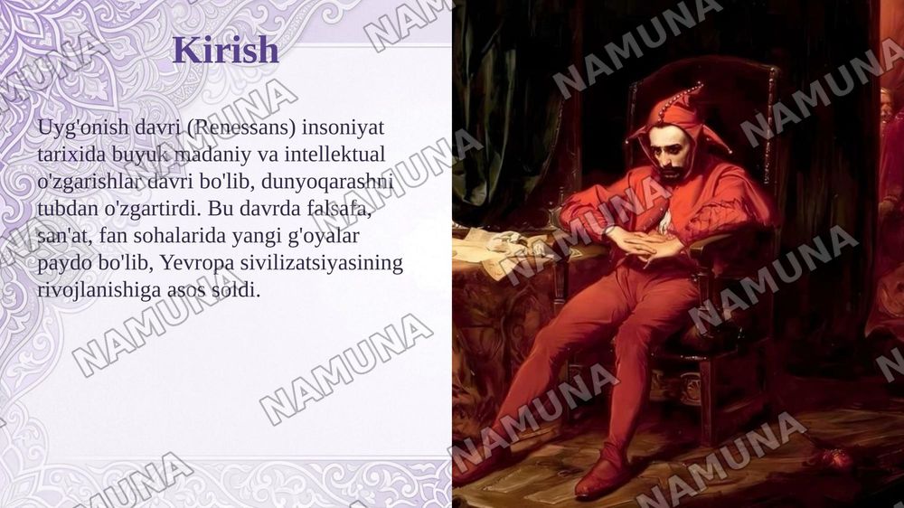 Uygʻonish davrining muhim faylasuflari va gʻoyalari — taqdimot, 3-slayd