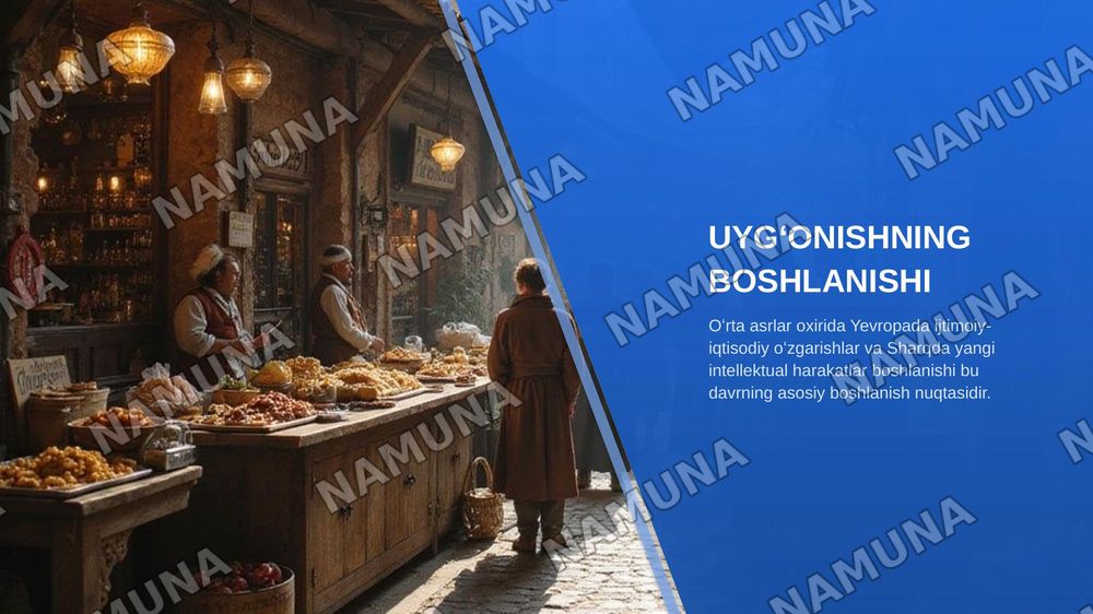 Sharq va Yevropa uygʻonishi — zamonaviy taqdimot, 3-slayd