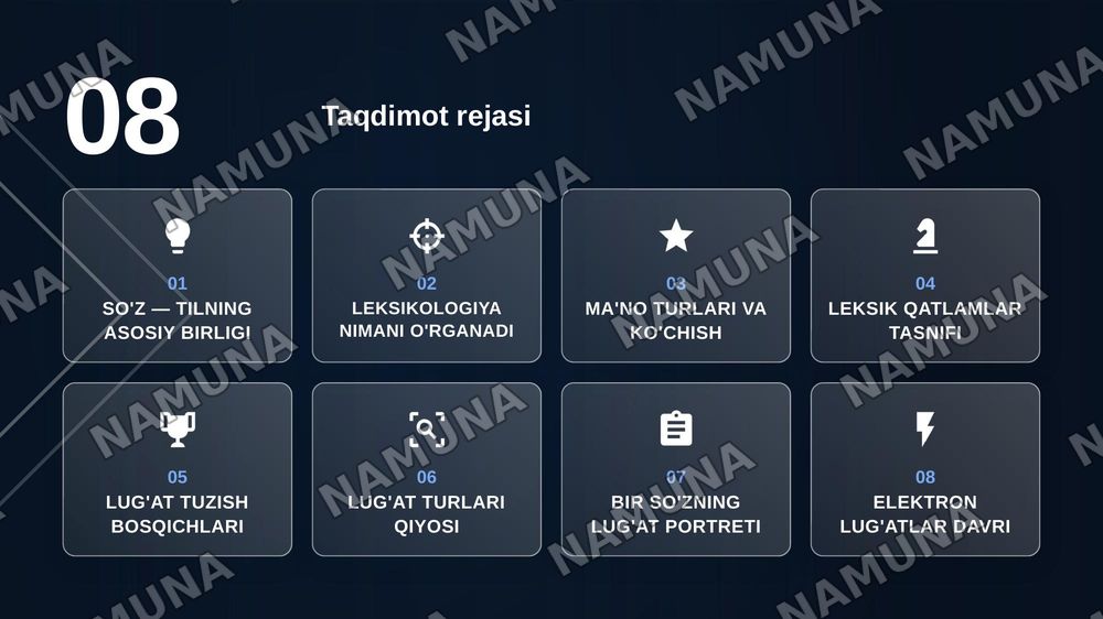 "leksikologiya va leksikagrafiya" — zamonaviy taqdimot, 2-slayd