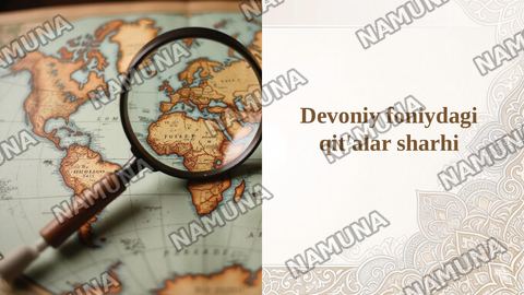 Devoniy foniydagi qit'alar sharhi — taqdimot