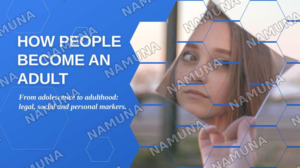 How people become an adult — zamonaviy taqdimot, 1-slayd