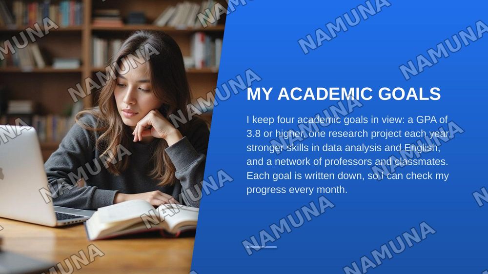 My academic and career goals — zamonaviy taqdimot, 4-slayd