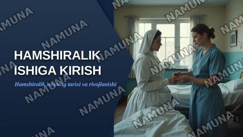 Hamshiralik ishi faniga kirish.
Hamshiralik ishining tarixi va rivojlanishi. — zamonaviy taqdimot