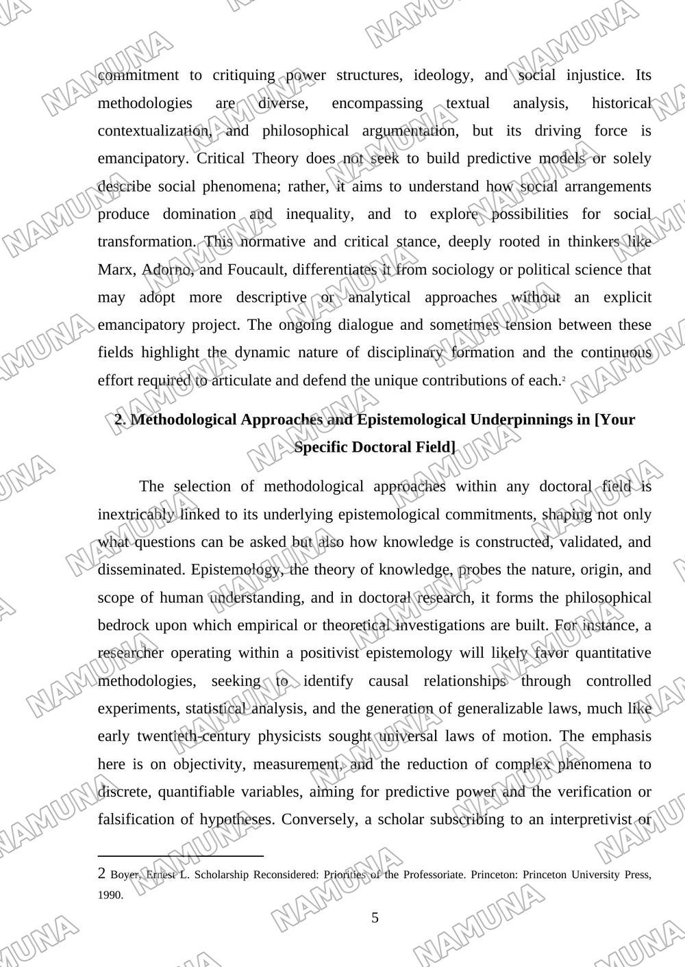 Doctoral Fields — mustaqil ish, 5-varaq
