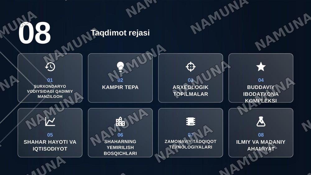 KAMPIR TEPA — zamonaviy taqdimot, 2-slayd