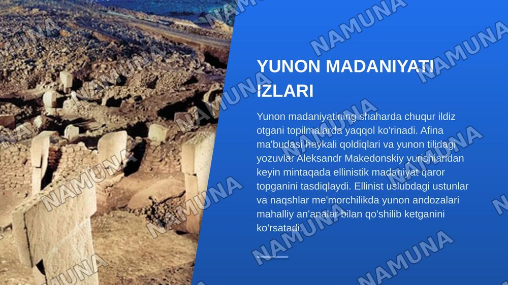 KAMPIR TEPA — zamonaviy taqdimot, 8-slayd