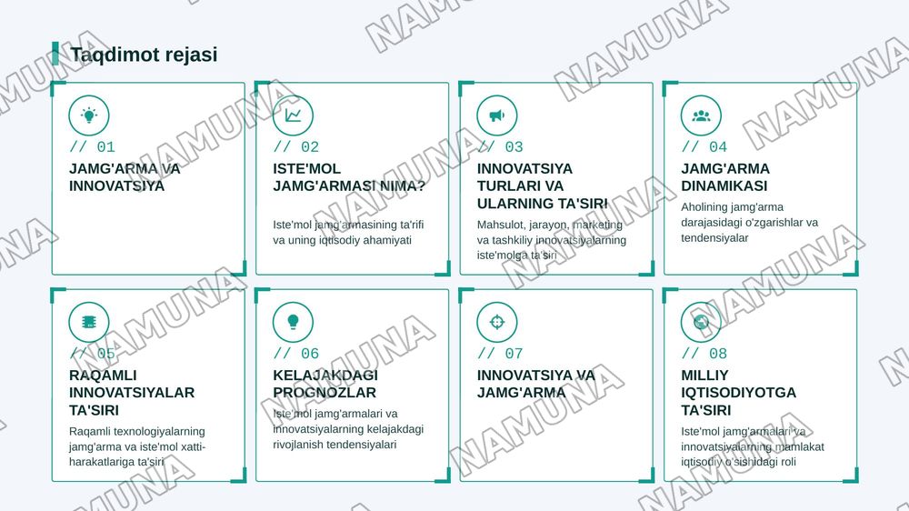Iste'mol jamgʻarma va innovatsiyalar — zamonaviy taqdimot, 2-slayd