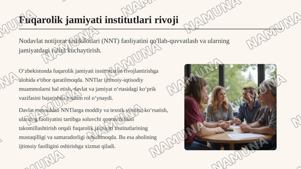 Oʻzbekistonda huquqiy siyosiy islohotlarning amalga oshirilishi — zamonaviy taqdimot, 6-slayd