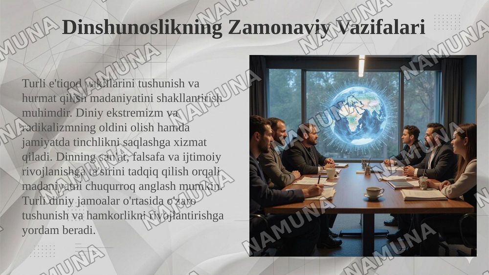 Dinshunoslik — taqdimot, 7-slayd