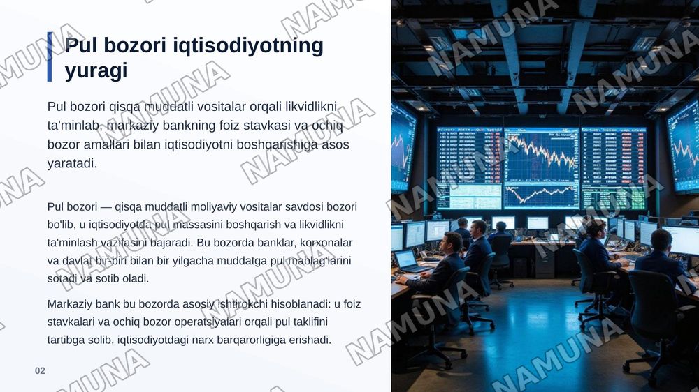 Pul bozori,davlat byudjeti, soliqlar va davlat qarzi
Shu mavzuda har bitiga 2-3 betli slayd va ustiga Toshkent kimyo texnologiya instituti 25-77 guruh talabasi Xabibullayev Baxtiyor deb yozib ham ber ustiga — zamonaviy taqdimot, 3-slayd