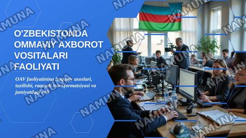 Özbekiston Respublikasida ommaviy—axborot vositalarining faoliyati — zamonaviy taqdimot