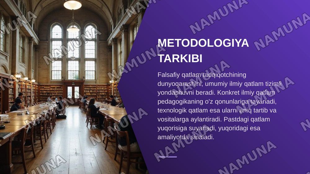 Pedagogika fanining metodologiyasi va metodlari — zamonaviy taqdimot, 8-slayd