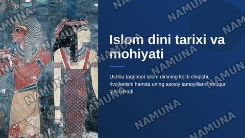 Islom dini tarixi va mohiyati — zamonaviy taqdimot