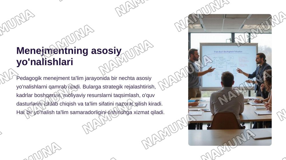 pedagogik menejmentning ilmiy-nazariy asoslari va rivojlanish bosqichlari — zamonaviy taqdimot, 7-slayd