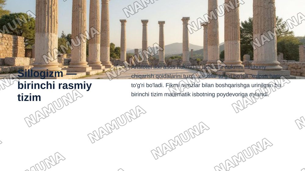 Mantiq falsafasi — zamonaviy taqdimot, 6-slayd