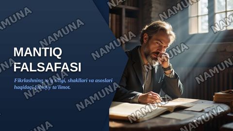 Mantiq falsafasi — zamonaviy taqdimot