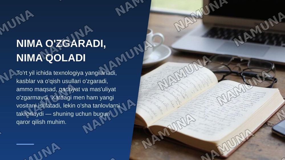 2030 yildan xat — zamonaviy taqdimot, 7-slayd
