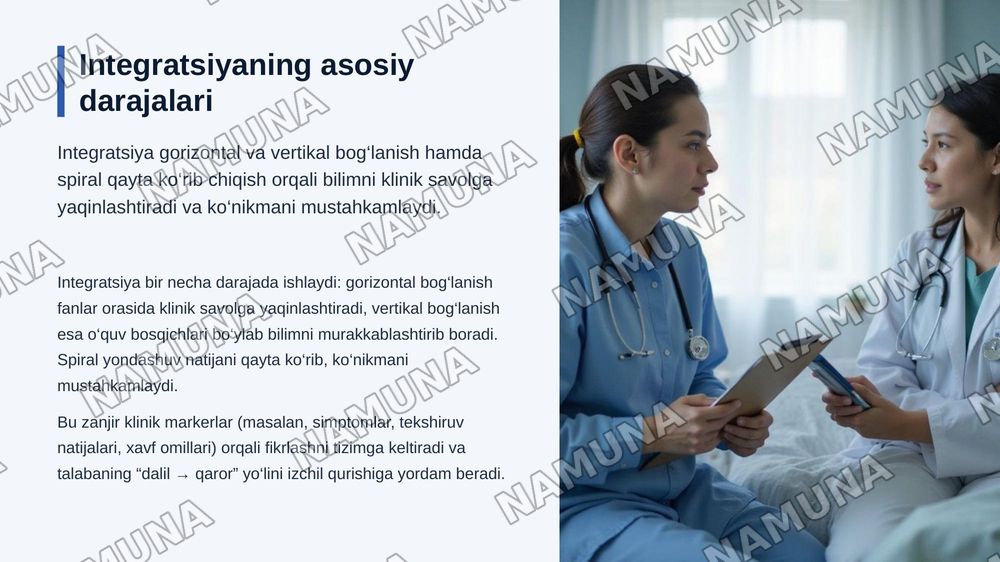 Tibbiy ta'limda modullararo integratsiyani ta'minlash usullari. — zamonaviy taqdimot, 4-slayd