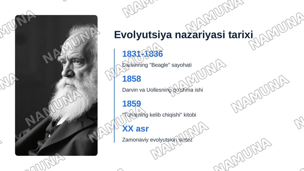 Bialogik turlar va evakyutsion rivojlanish — zamonaviy taqdimot, 5-slayd