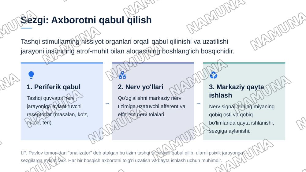 Sezgi va Idrok — zamonaviy taqdimot, 4-slayd