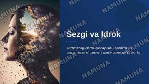 Sezgi va Idrok — zamonaviy taqdimot