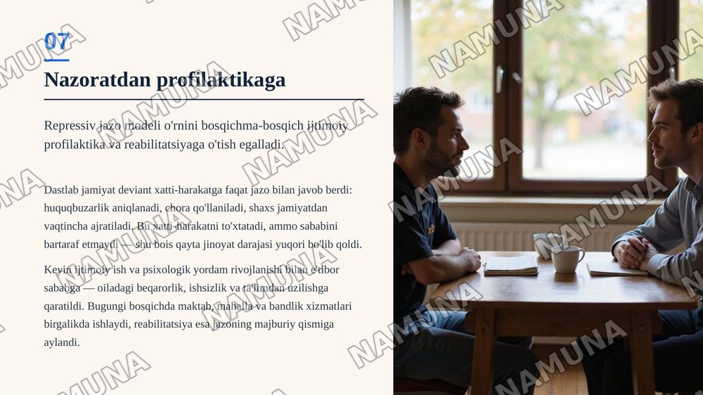 Destruktivlik va deviant xulq-atvor sotsiologiyasi — zamonaviy taqdimot, 8-slayd