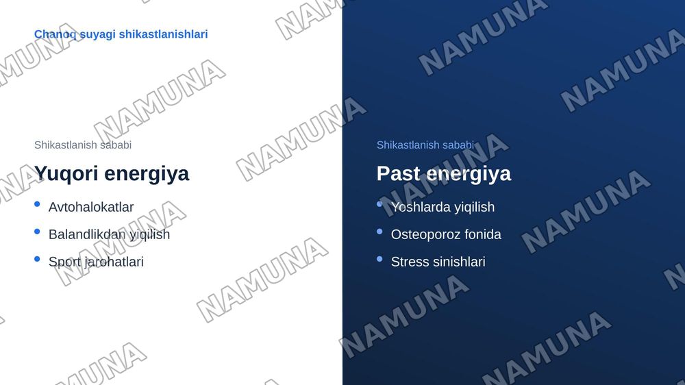 Chanoq suyagining tuzilishi — zamonaviy taqdimot, 8-slayd