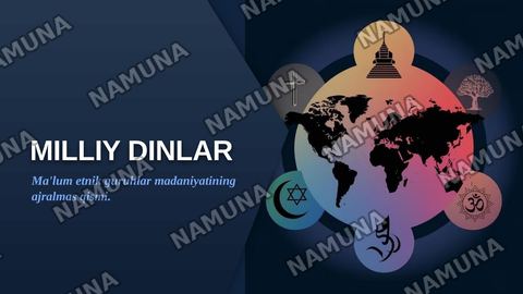 Milliy dinlar — zamonaviy taqdimot