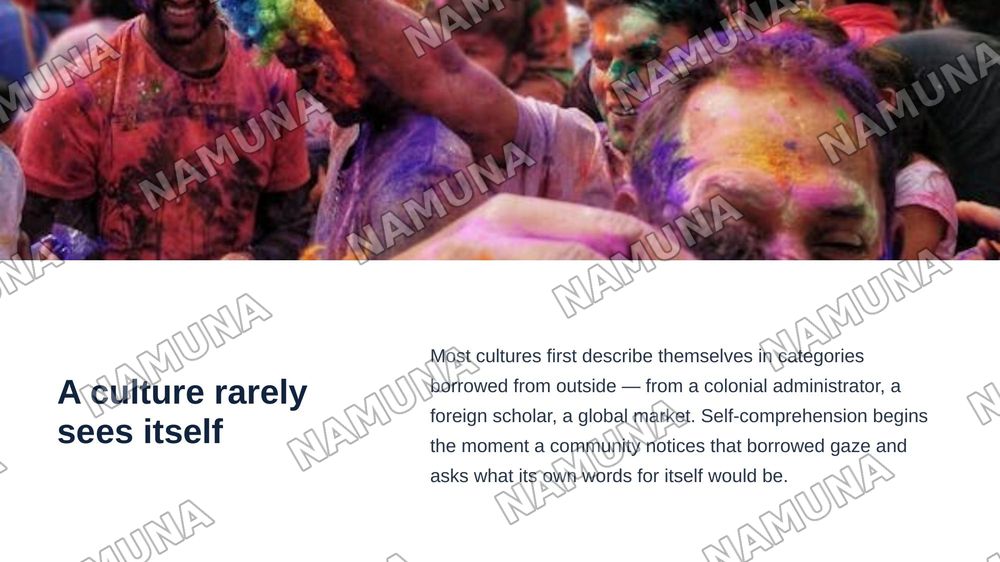 The cultural self-comprehension — zamonaviy taqdimot, 3-slayd