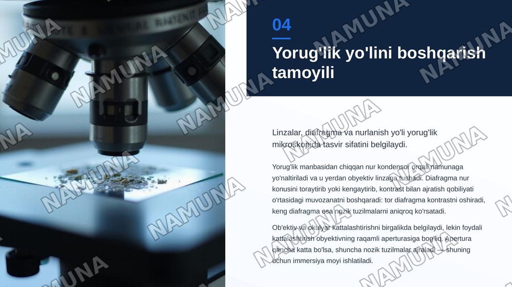 Svitapotik mikraskopiyanong zamonoaviy metodlari — zamonaviy taqdimot, 5-slayd