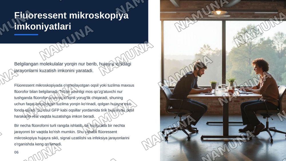 Svitapotik mikraskopiyanong zamonoaviy metodlari — zamonaviy taqdimot, 7-slayd