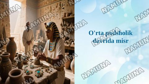 O'rta podsholik davrida misr — taqdimot