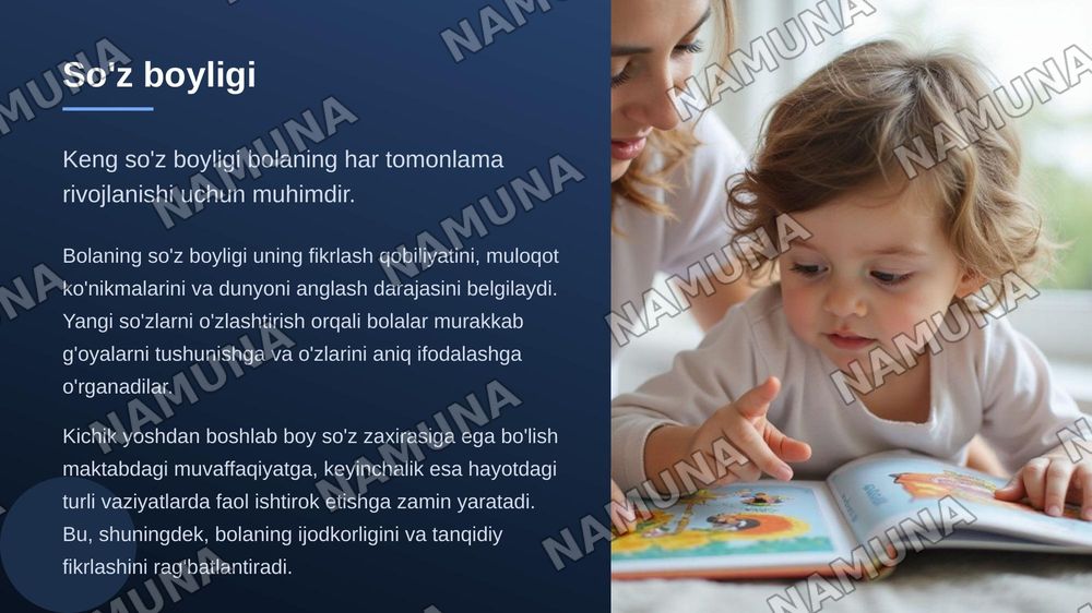 Bolalarga so'z ma'nosi tushuntirishning sodda usullari — zamonaviy taqdimot, 3-slayd
