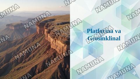 Platforma va Geosinklinal — taqdimot
