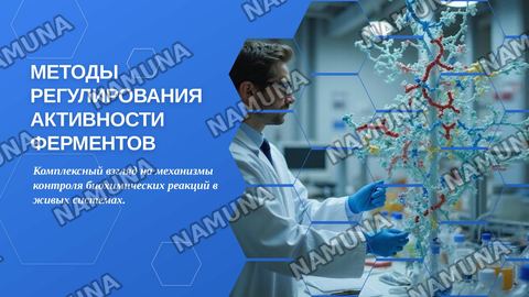 Методы регулирования активности ферментов. — zamonaviy taqdimot