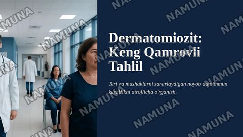 Дерматомизит — zamonaviy taqdimot