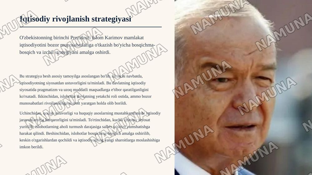 "Oqsaroy" majmuosiga sayohat va islom karimov faoliyati — zamonaviy taqdimot, 8-slayd