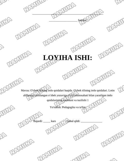 O'zbek tilining imlo qoidalari haqida. O'zbek tilining imlo qoidalari. Lotin alifbosiga asoslangan oʻzbek yozuviga oʻtish munosabati bilan yaratilgan imlo qoidalarining mazmuni va tuzilishi 1 — loyiha ishi