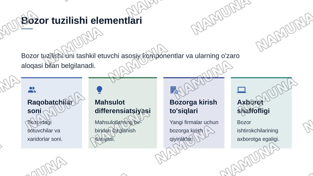 Bozor iqtisodiyoti. Bozor va uning tuzilishi — zamonaviy taqdimot, 7-slayd