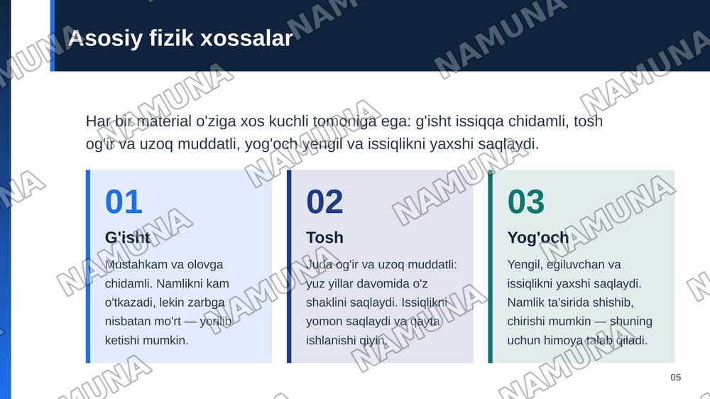 Simple Materials: Brick, Stone, Wood — zamonaviy taqdimot, 6-slayd