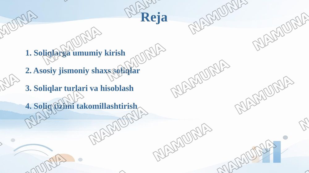 Jismoniy shaxslardan undirilgan soliqlarga tasnif — taqdimot, 2-slayd