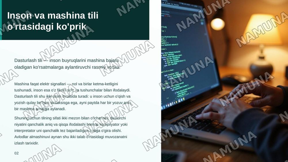 Dasturlash tillarining avlodlari va rivojlanish bosqichlari — zamonaviy taqdimot, 3-slayd