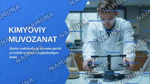 Kimyoviy muvozanat — zamonaviy taqdimot