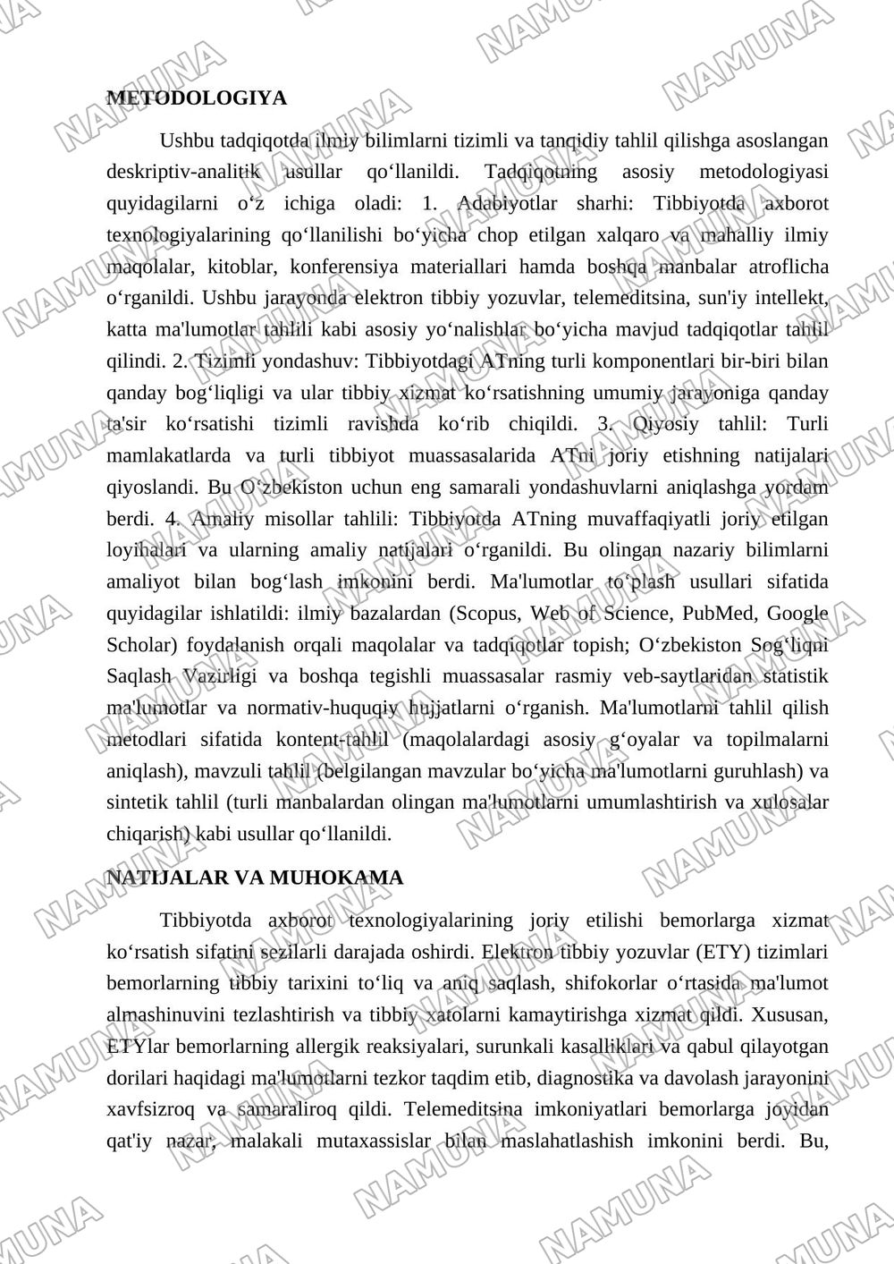 Axborot texnologiyalarining tibbiyotdagi ahamiyati — maqola, 3-varaq