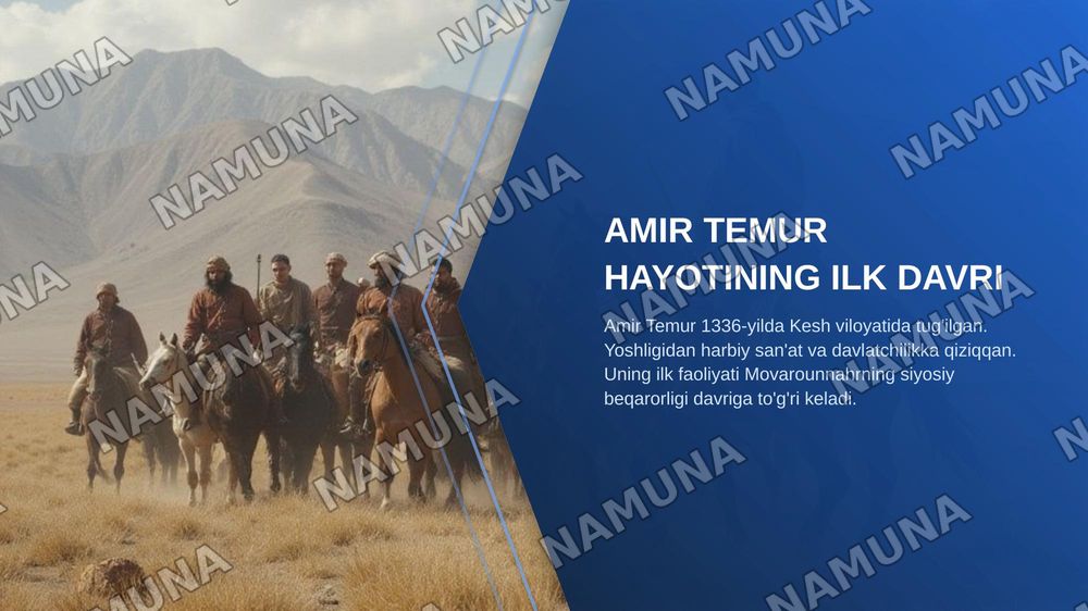 Amir Temur saltanati — zamonaviy taqdimot, 5-slayd