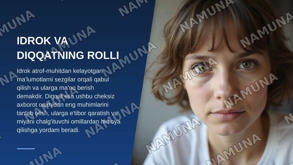Bilish jarayonlari va ularning ahamiyati — zamonaviy taqdimot, 5-slayd